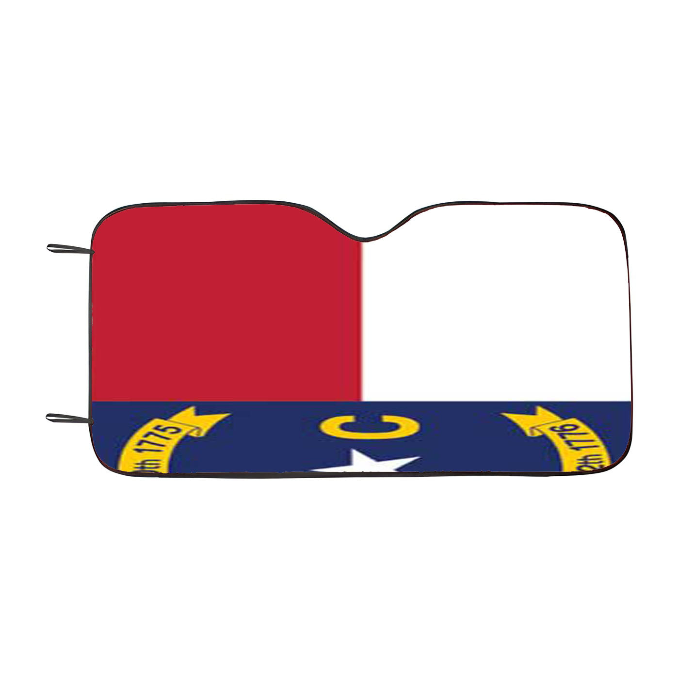 North Carolina Flag Car Auto Sun Shade Windshield Cover