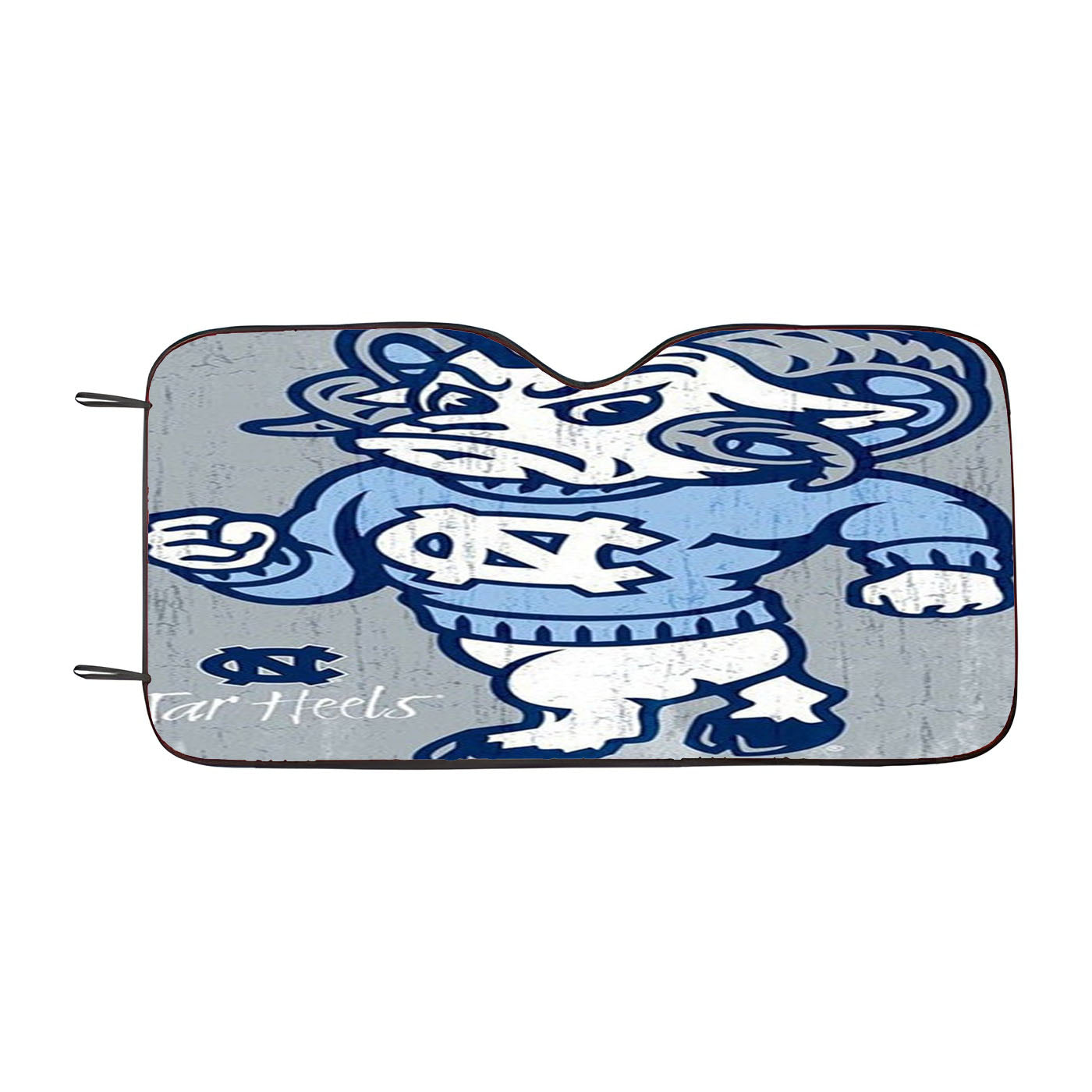 North Carolina Tar Heels Mascot Car Auto Sun Shade Windshield Cover