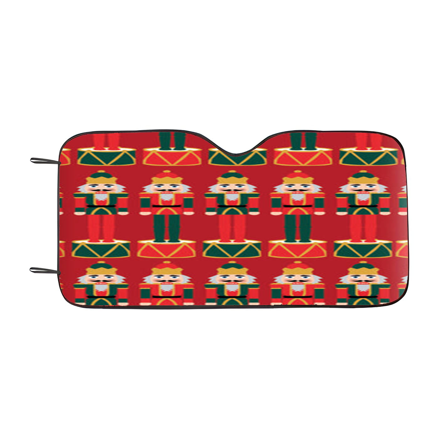 Nutcracker - Christmas Patterns Car Auto Sun Shade Windshield Cover