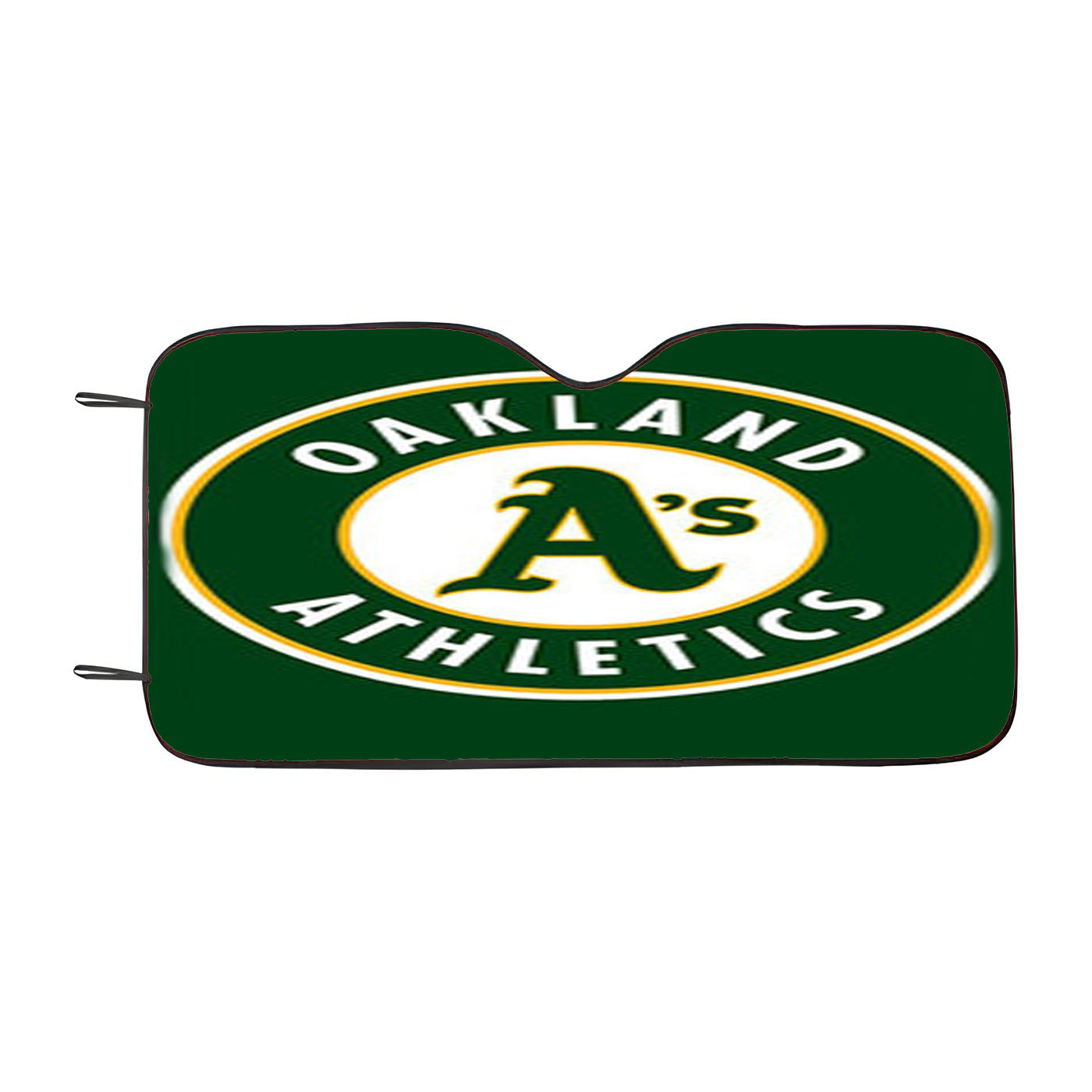 Oakland Athletics Baseball Logo Green Car Auto Sun Shade Windshield Cover