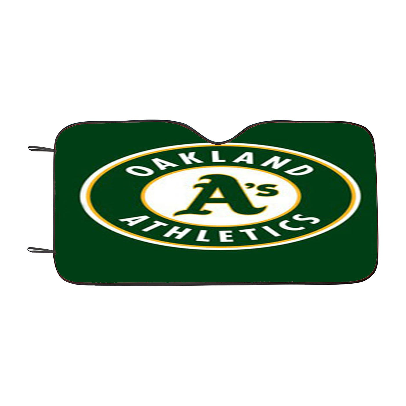 Oakland Athletics Green Car Auto Sun Shade Windshield Cover