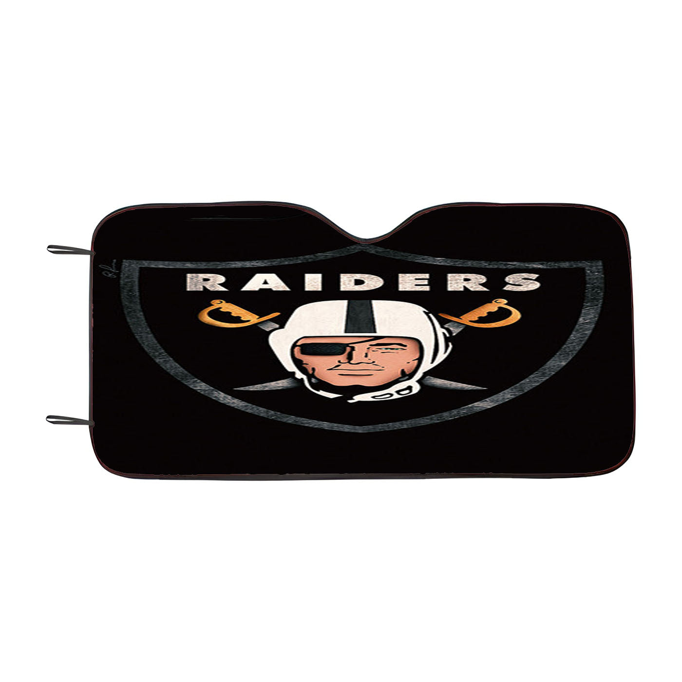 Oakland Raiders 2 Car Auto Sun Shade Windshield Cover