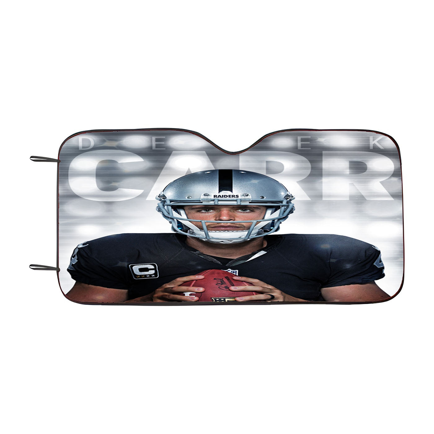Oakland Raiders Derek Carr Car Auto Sun Shade Windshield Cover