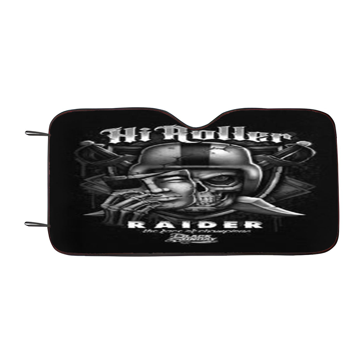 Oakland Raiders Face Of Champions Car Auto Sun Shade Windshield Cover