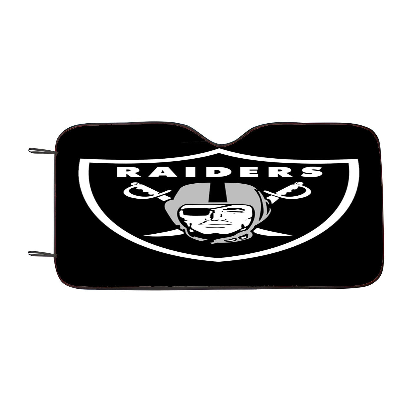 Oakland Raiders Logo Car Auto Sun Shade Windshield Cover