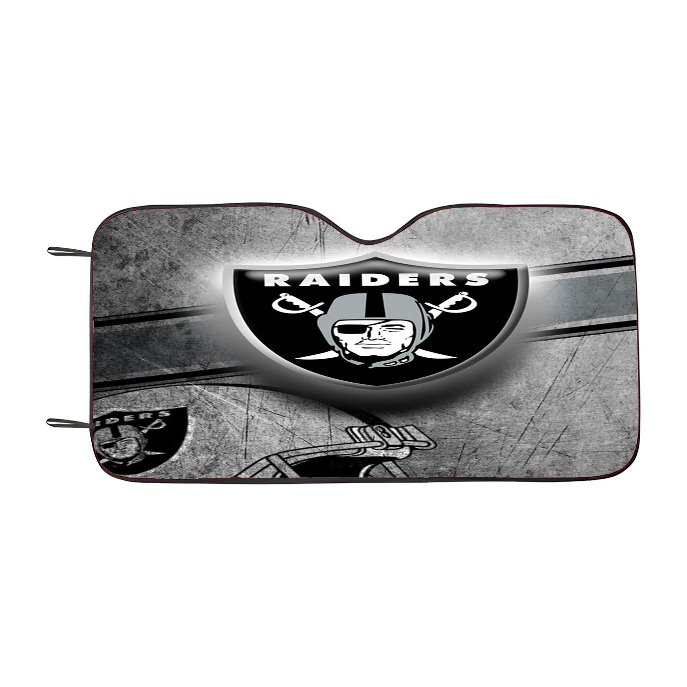 Oakland Raiders Logo 2 Car Auto Sun Shade Windshield Cover