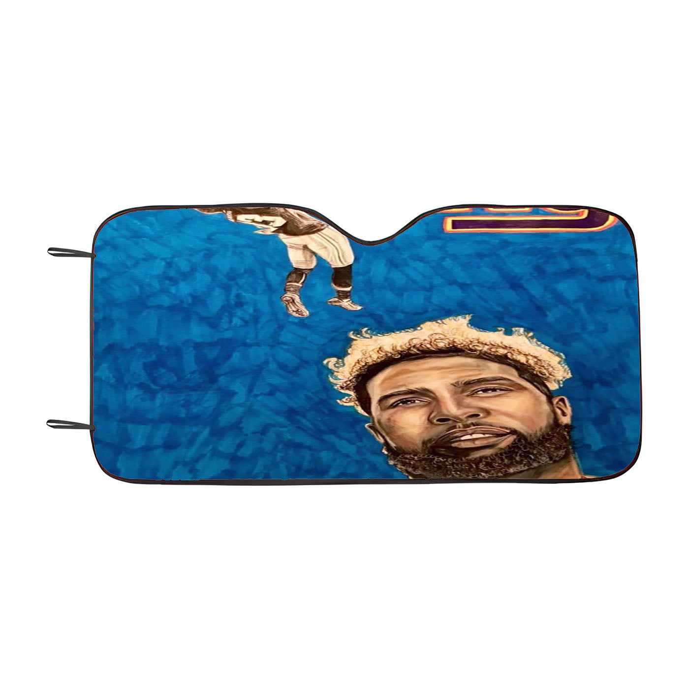 Odell Beckham Jr Ny Giants Art Car Auto Sun Shade Windshield Cover