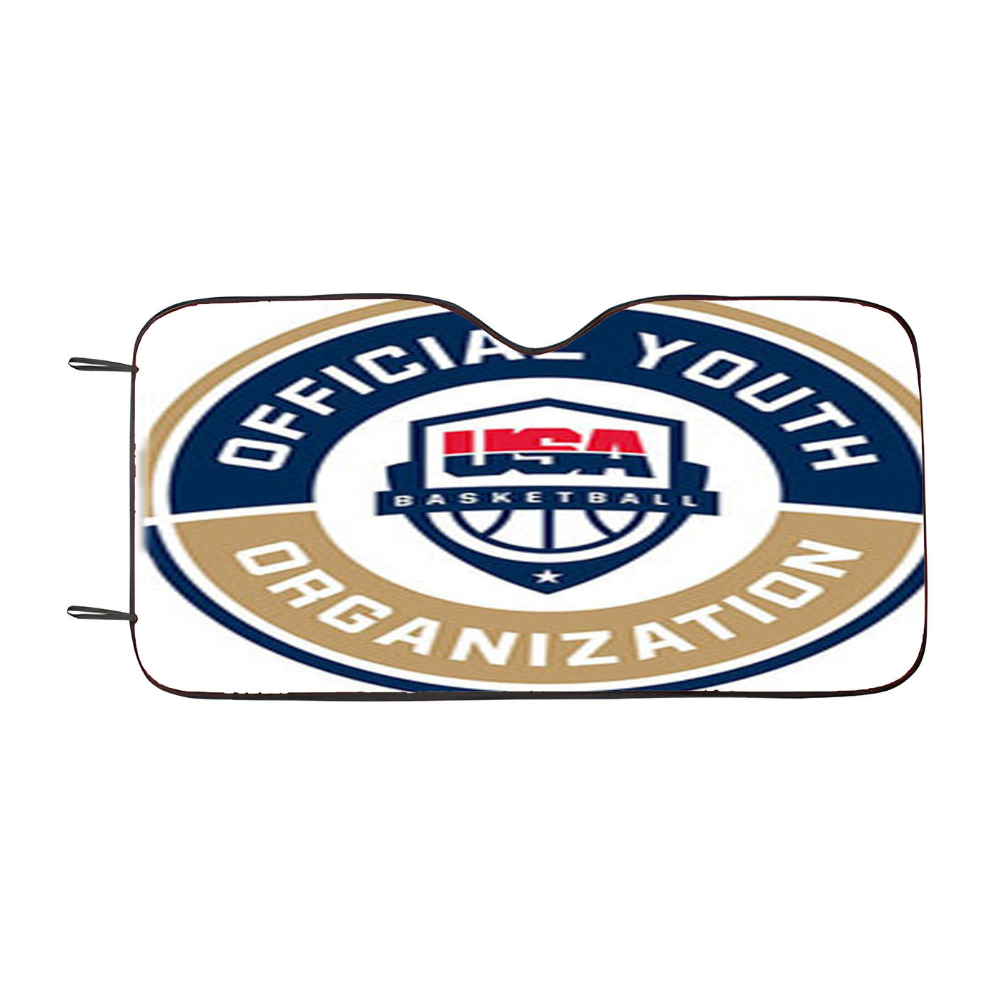 Official Youth Organization Usa Basketball Car Auto Sun Shade Windshield Cover