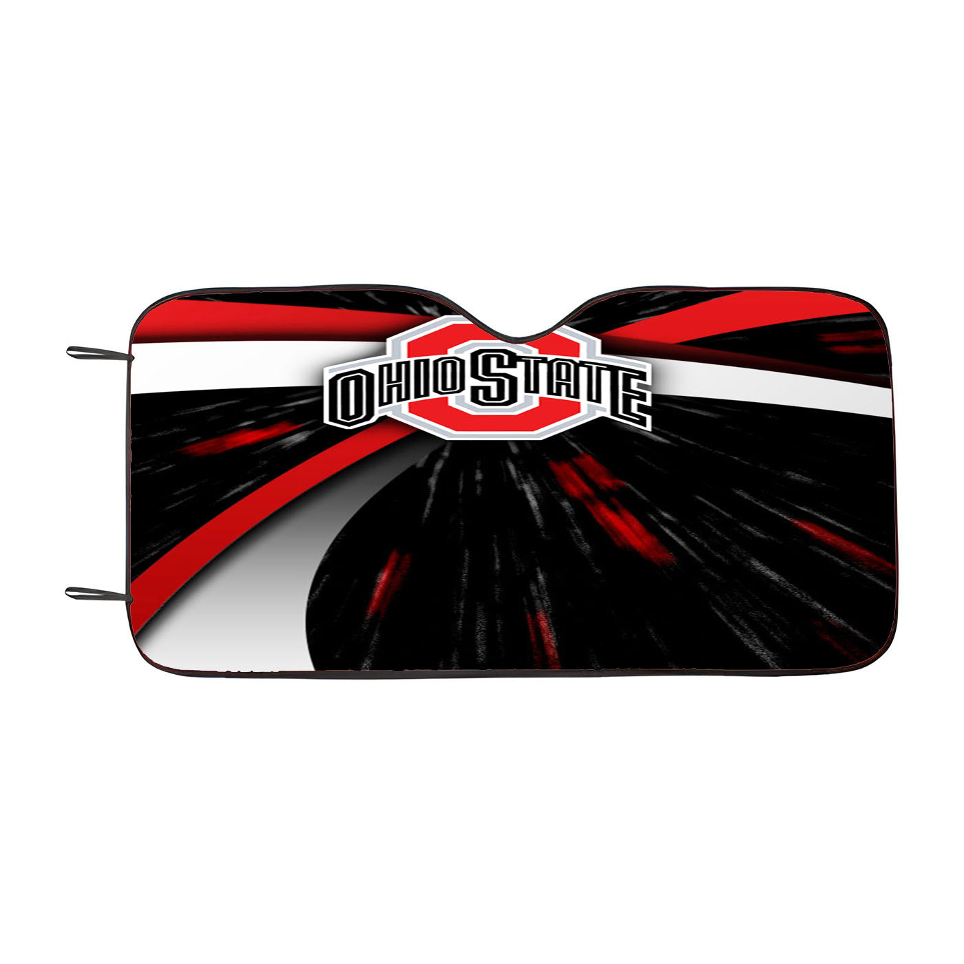 Ohio State Buckeyes Car Auto Sun Shade Windshield Cover