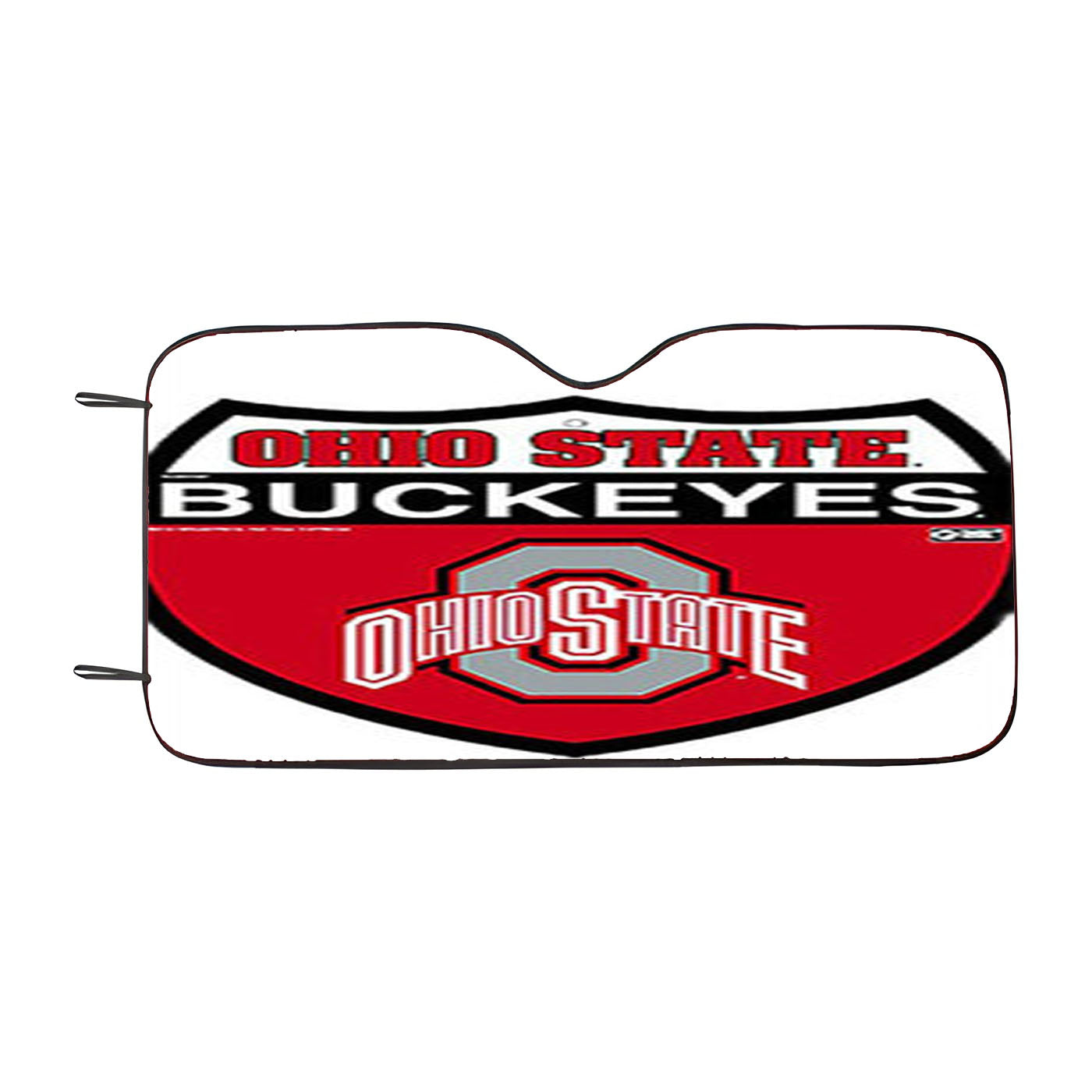 Ohio State Buckeyes Logo Car Auto Sun Shade Windshield Cover