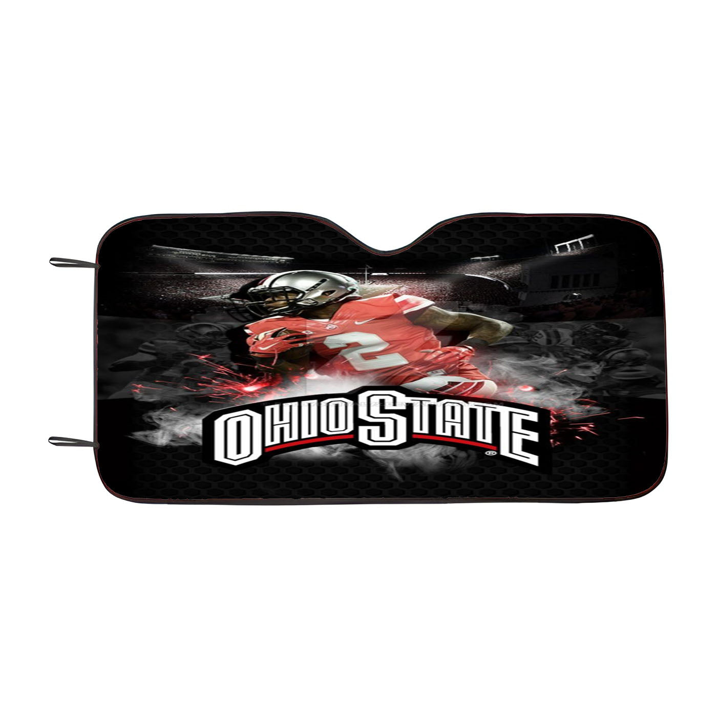 Ohio State Buckeyes Wallpaper Car Auto Sun Shade Windshield Cover