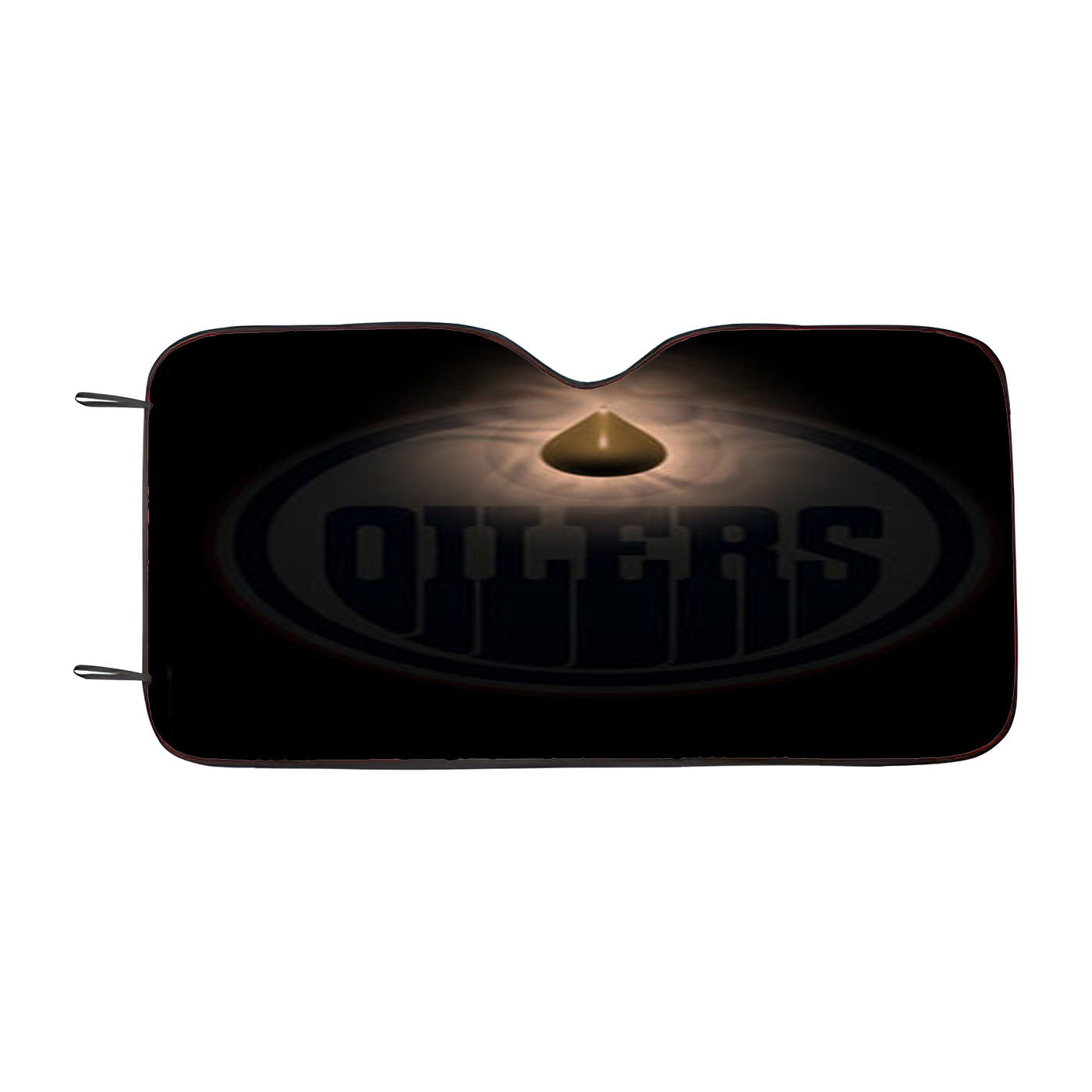 Oilers Darkness Car Auto Sun Shade Windshield Cover