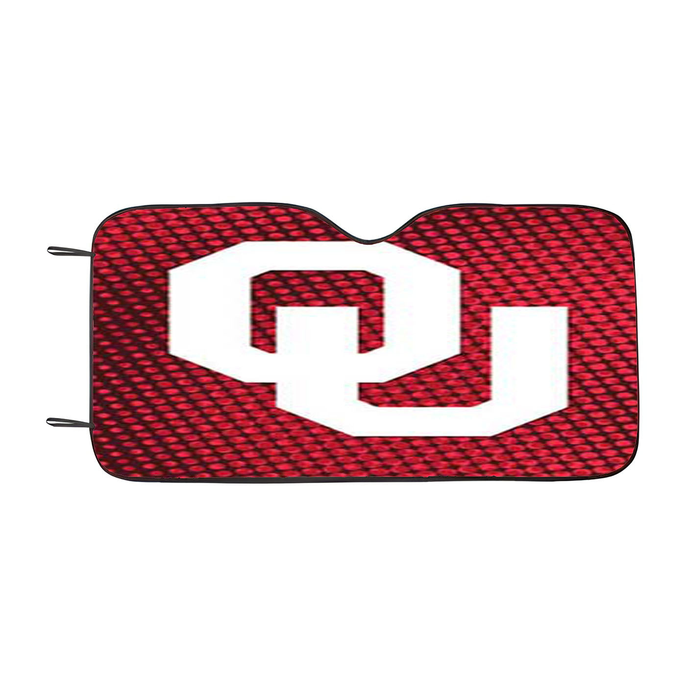 Ok Sooners Halftone Red Car Auto Sun Shade Windshield Cover