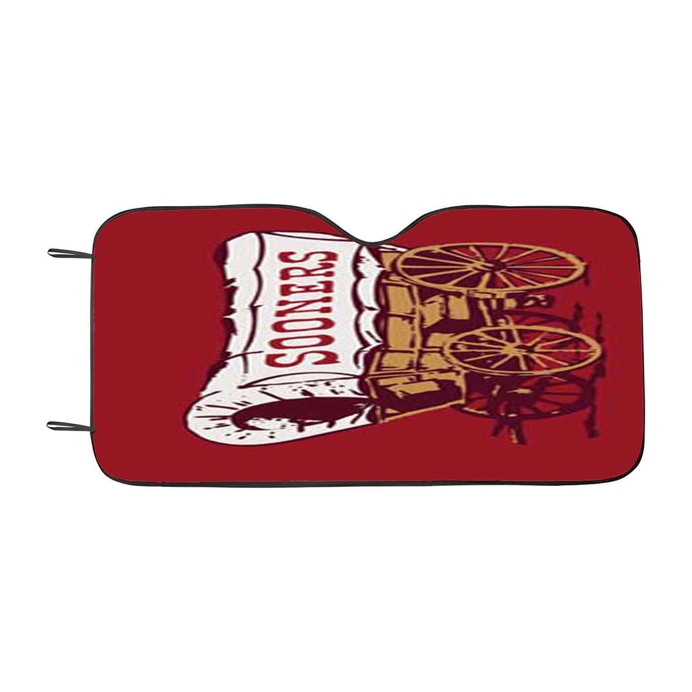 Ok Sooners Wagon Logo Car Auto Sun Shade Windshield Cover