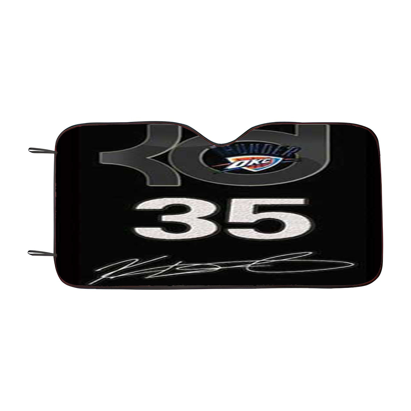 Okc Thunder Kevin Durant Signature Car Auto Sun Shade Windshield Cover