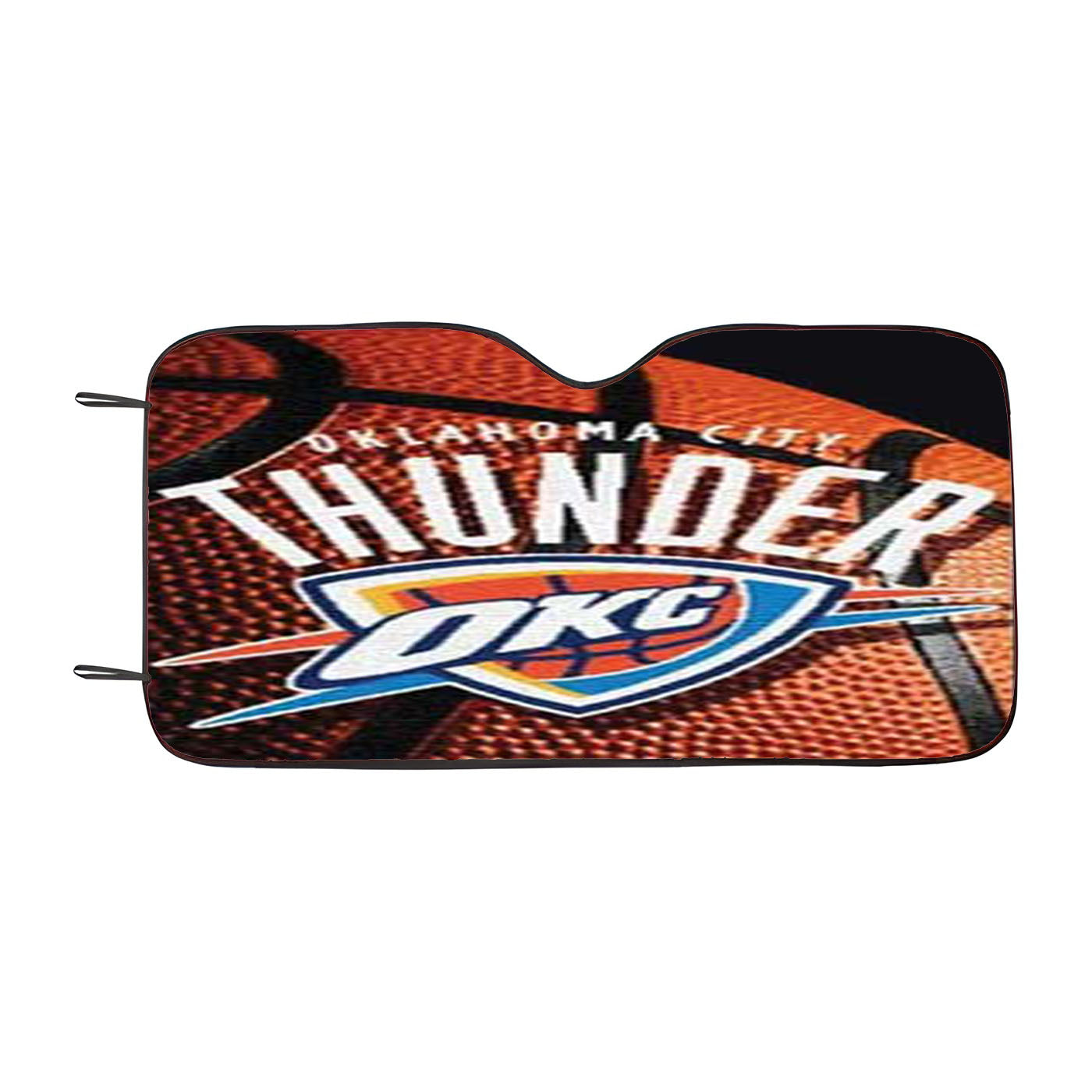 Okc Thunder Tapestry Car Auto Sun Shade Windshield Cover
