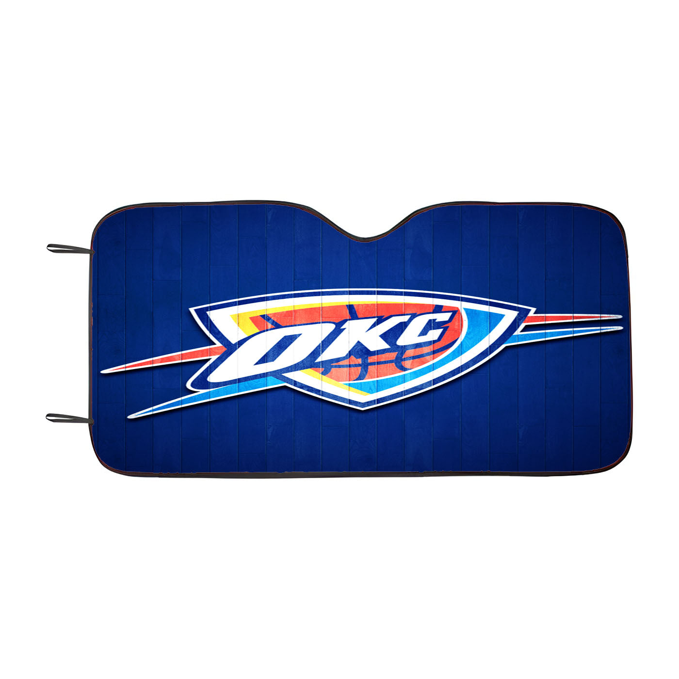 Oklahoma City Thunder Hardwood Car Auto Sun Shade Windshield Cover