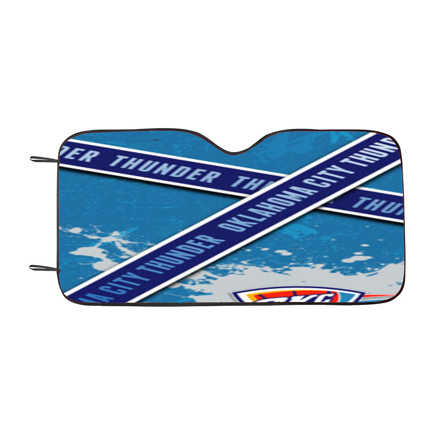 Oklahoma City Thunder Logo Car Auto Sun Shade Windshield Cover