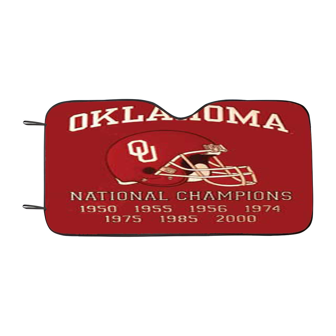 Oklahoma Sooners Championship Banner Car Auto Sun Shade Windshield Cover