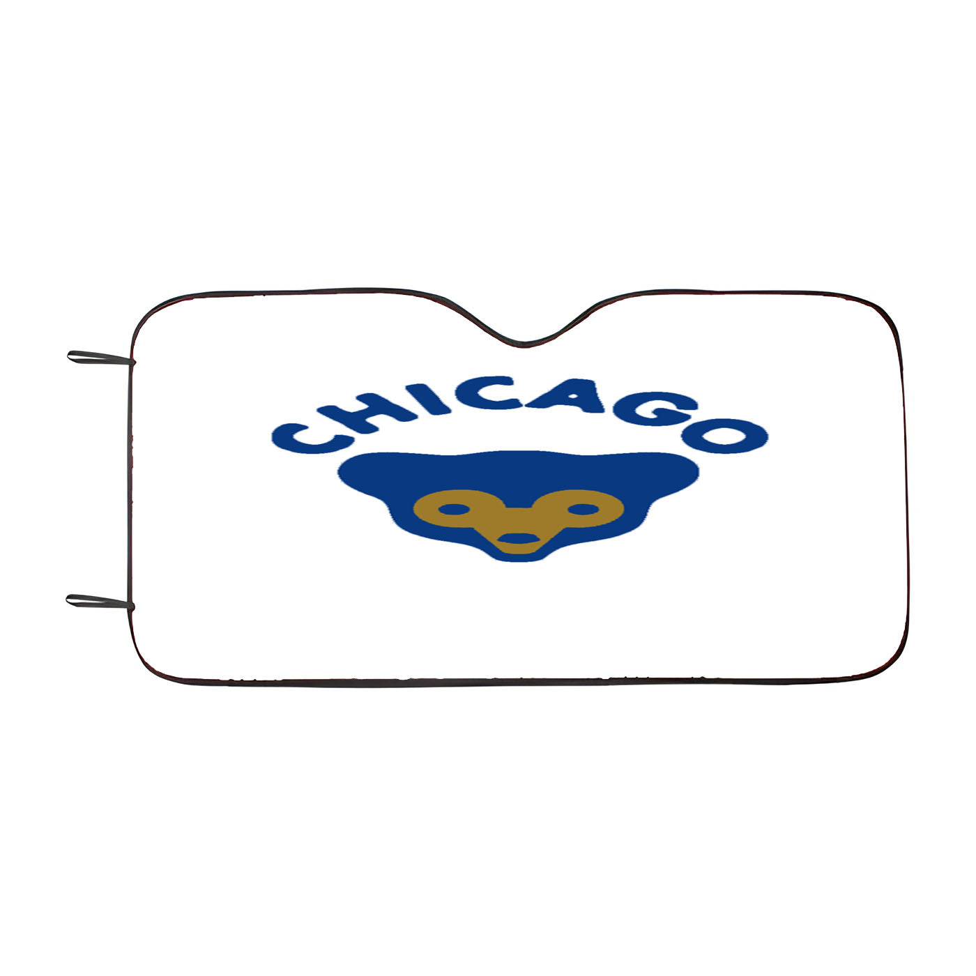 Old Chicago Cubs Logo Stripe Car Auto Sun Shade Windshield Cover
