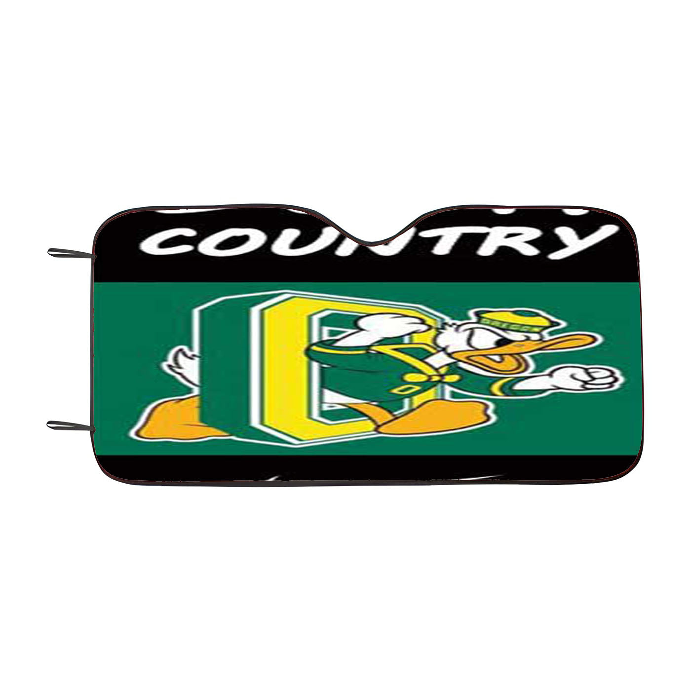 Oregon Ducks Donald Car Auto Sun Shade Windshield Cover