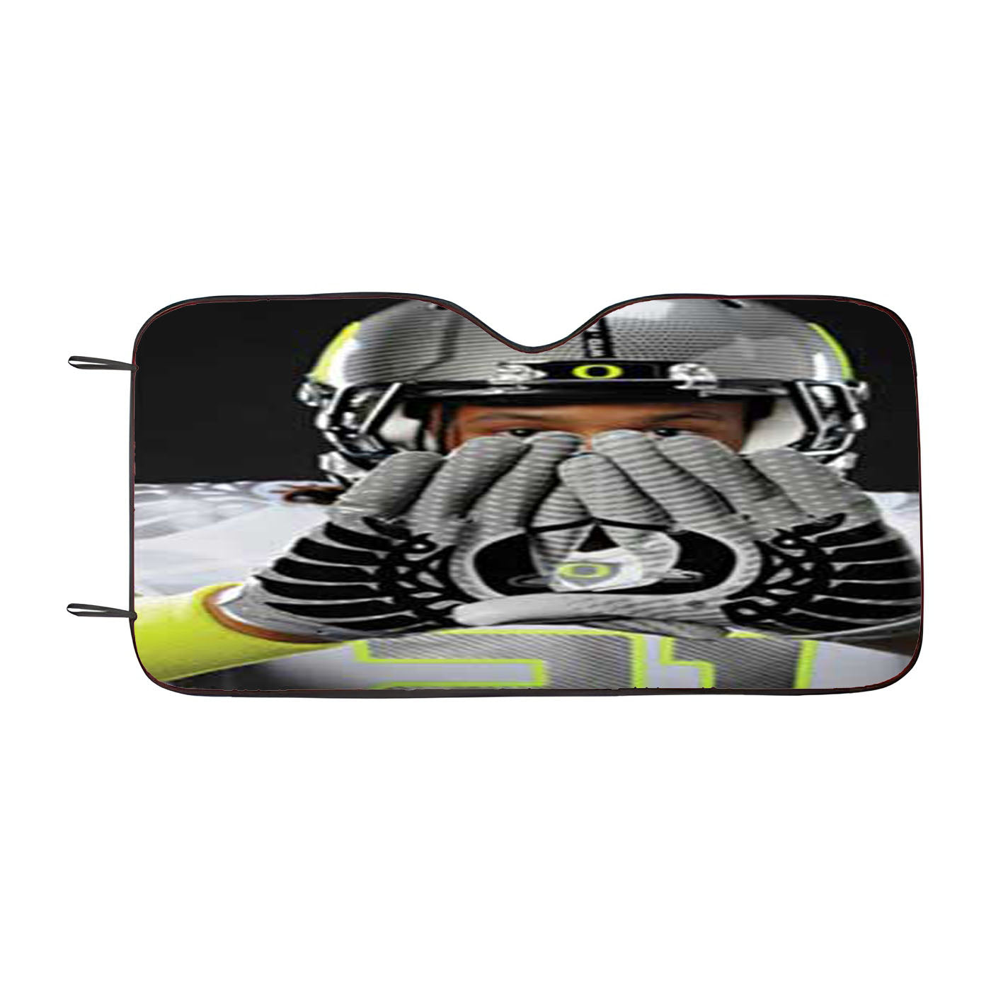 Oregon Ducks Gloves Grey Car Auto Sun Shade Windshield Cover