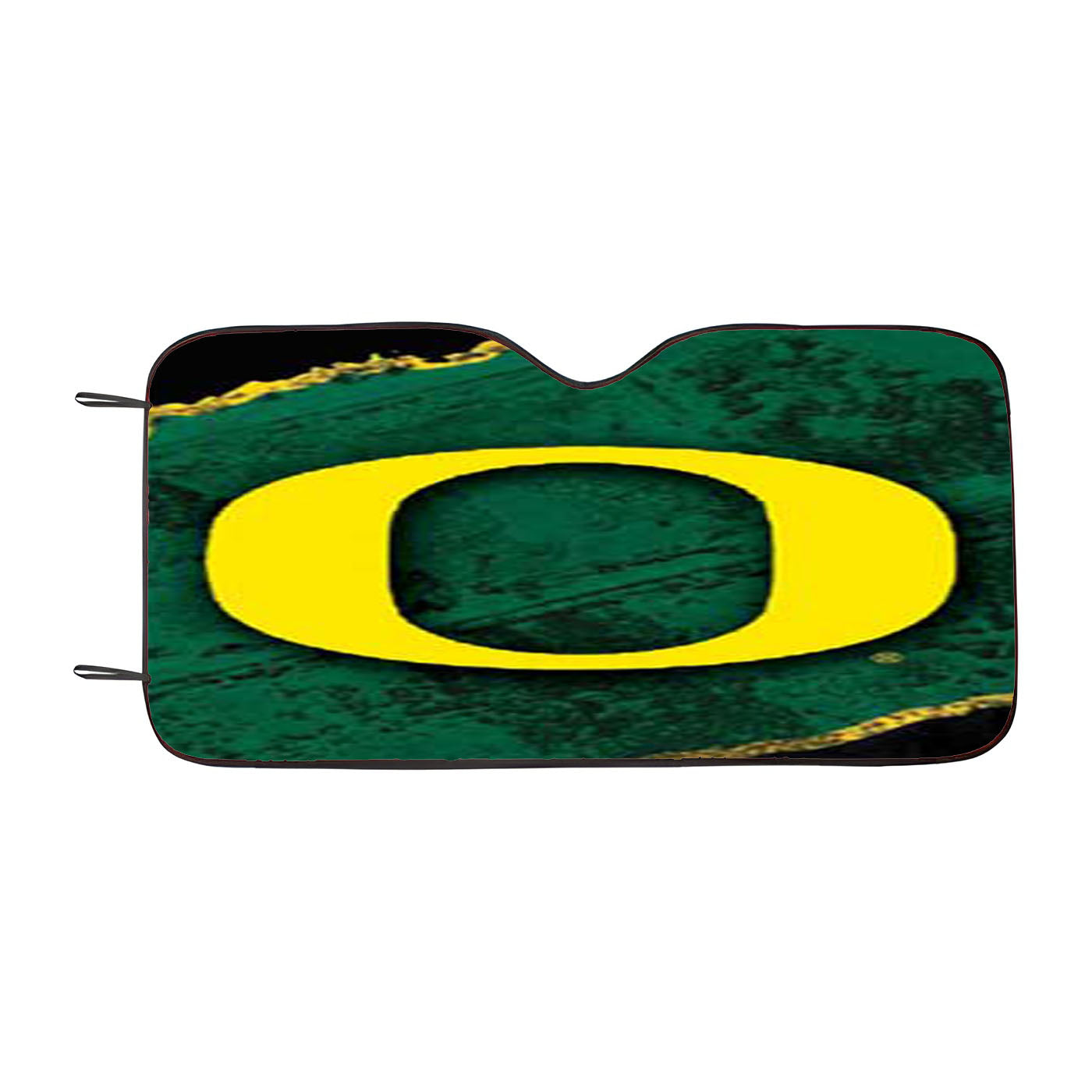 Oregon Ducks Green Strip Car Auto Sun Shade Windshield Cover