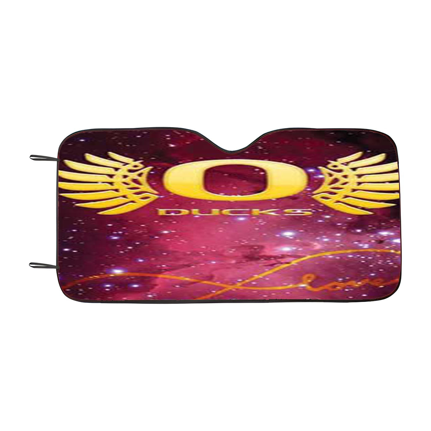 Oregon Ducks Logo Space Car Auto Sun Shade Windshield Cover