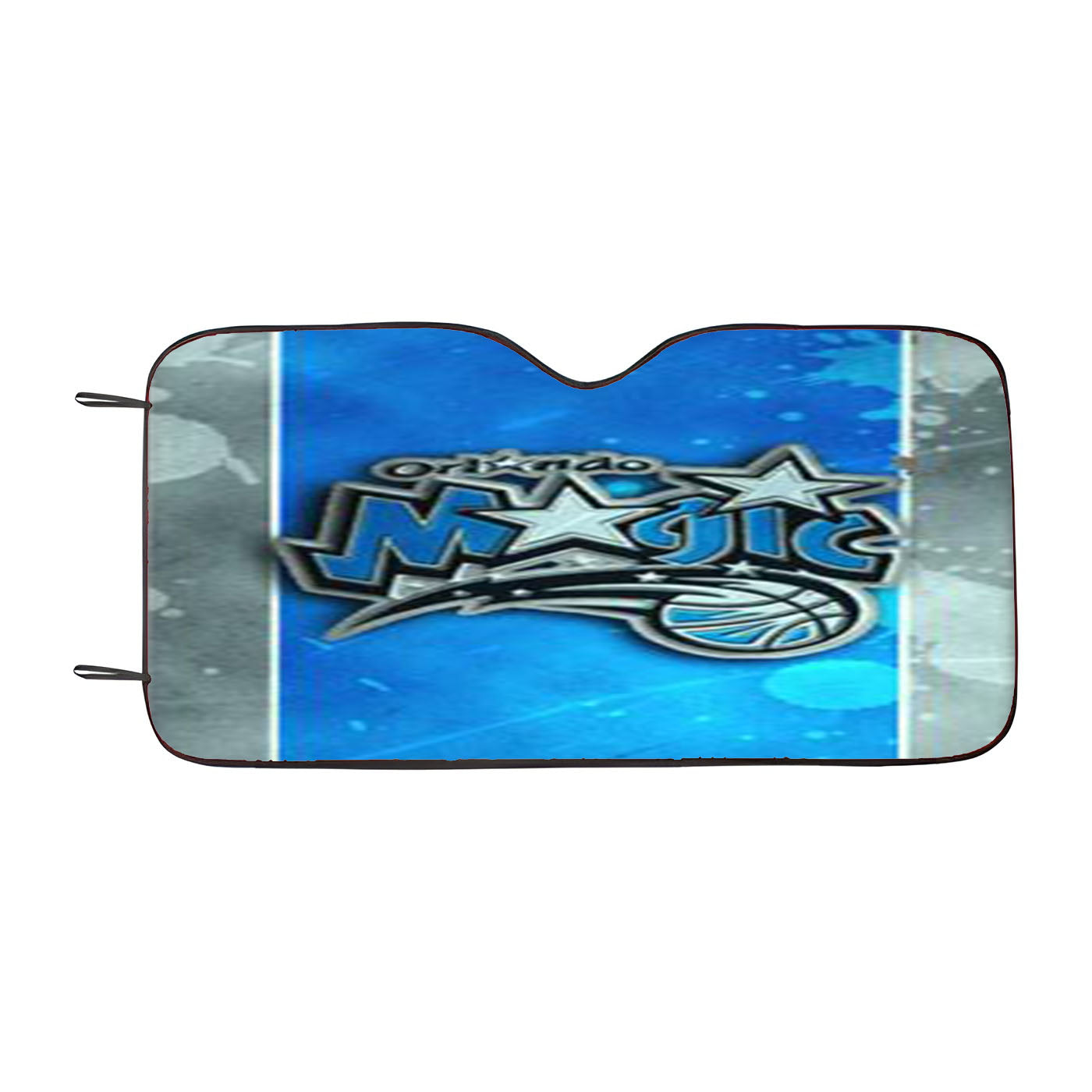Orlando Magic Basketball Splatter Car Auto Sun Shade Windshield Cover