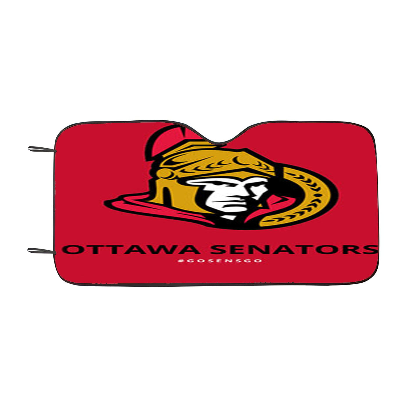 Ottawa Predators Red Car Auto Sun Shade Windshield Cover