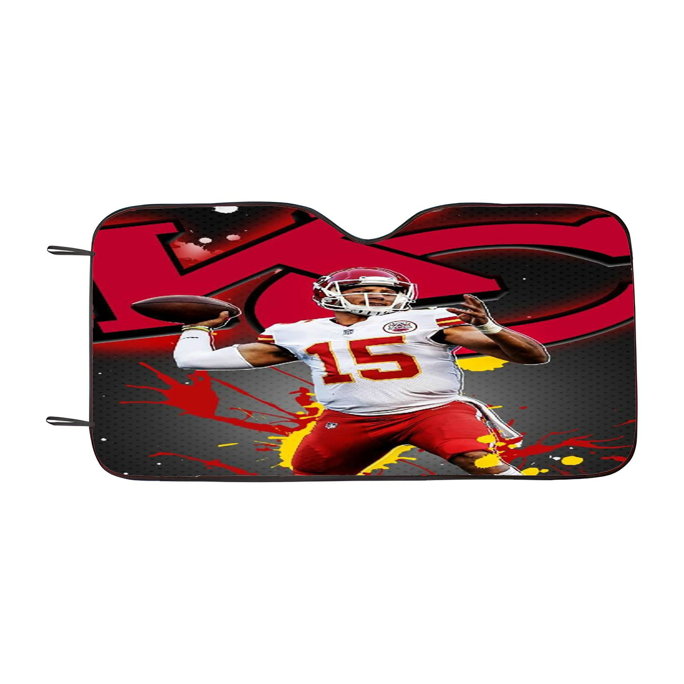 Patrick Mahomes Kc Chiefs Nfl Car Auto Sun Shade Windshield Cover