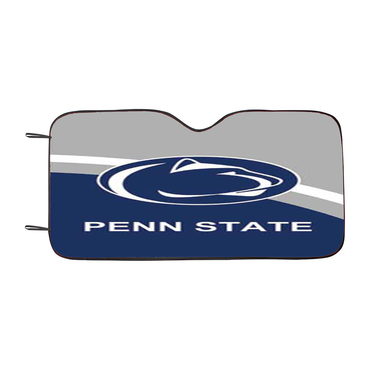 Penn State Blue Grey Circle Car Auto Sun Shade Windshield Cover