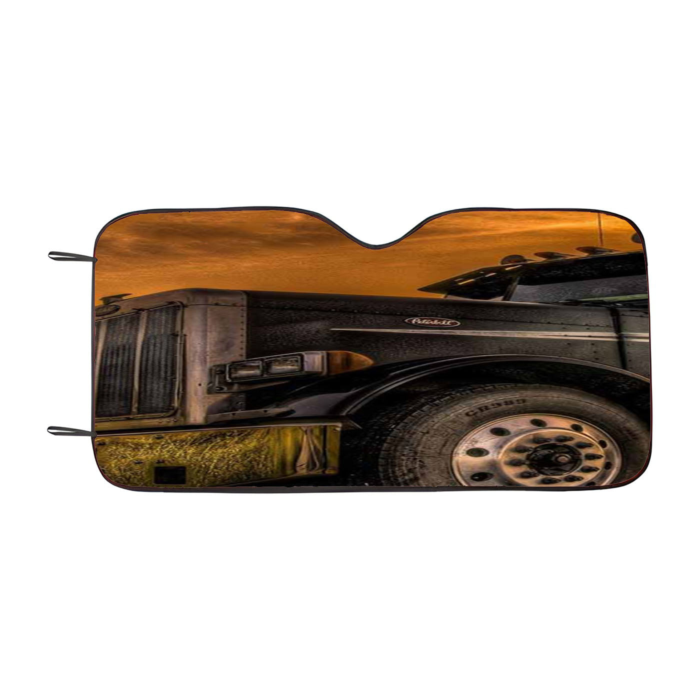 Peterbilt Truck 2 Car Auto Sun Shade Windshield Cover