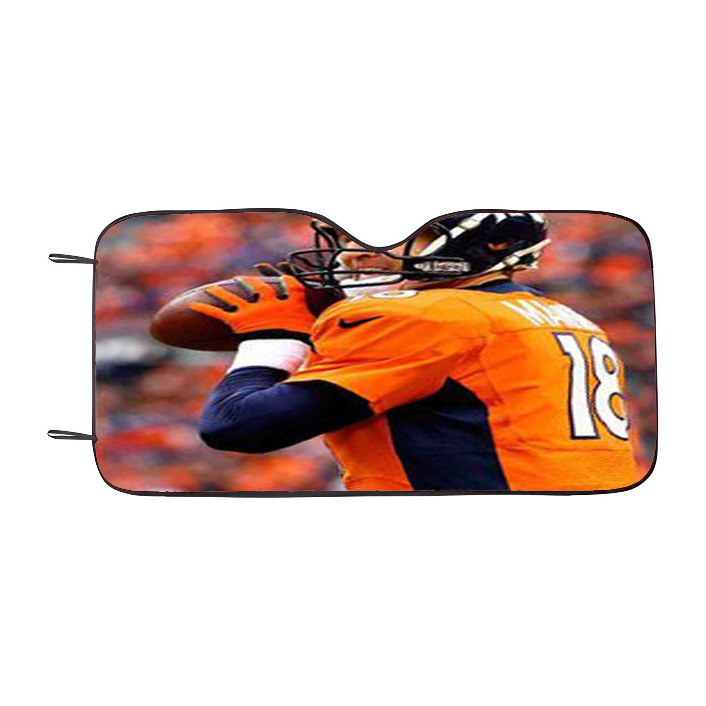 Peyton Manning Denver Broncos Car Auto Sun Shade Windshield Cover