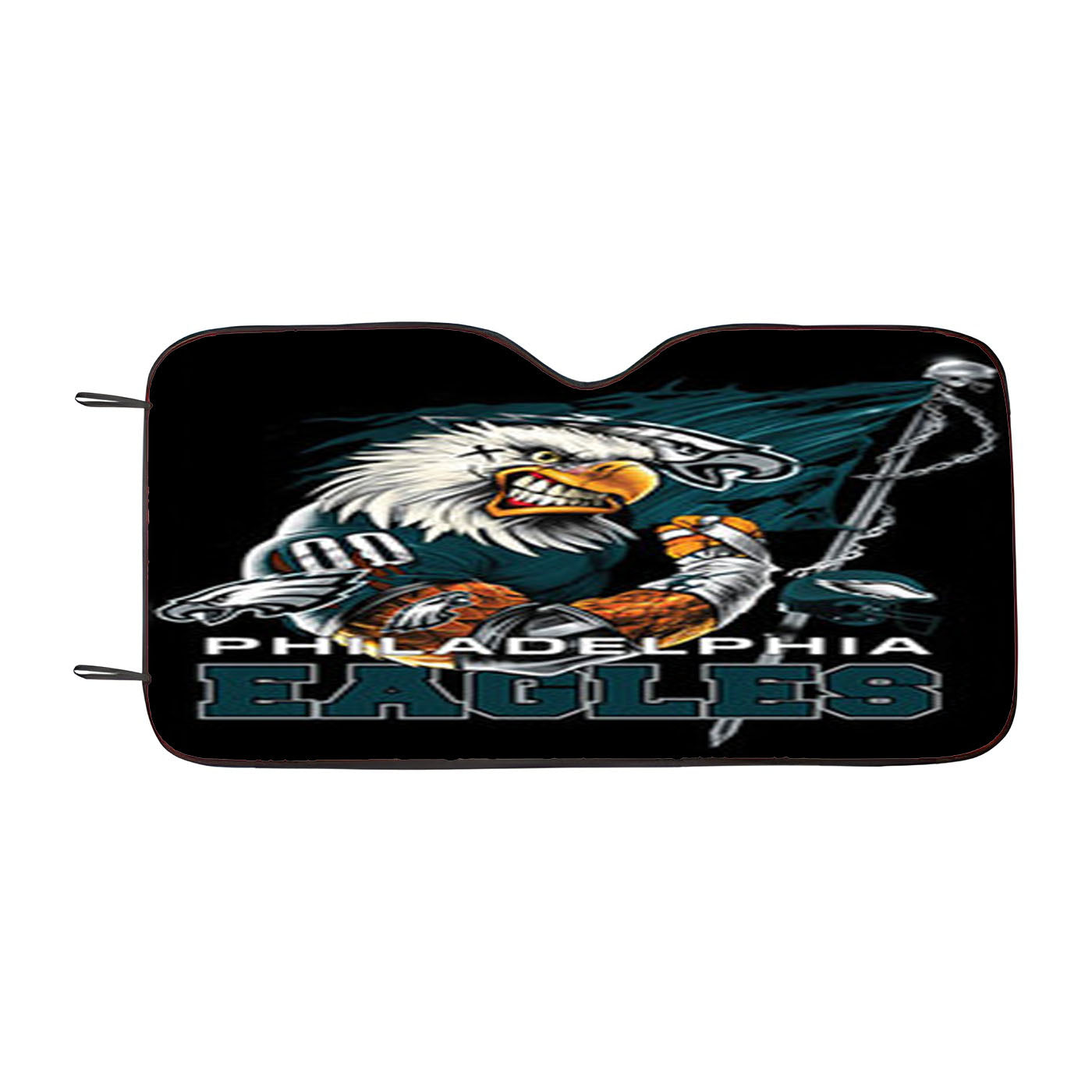 Philadelphia Eagles Logo Black Car Auto Sun Shade Windshield Cover