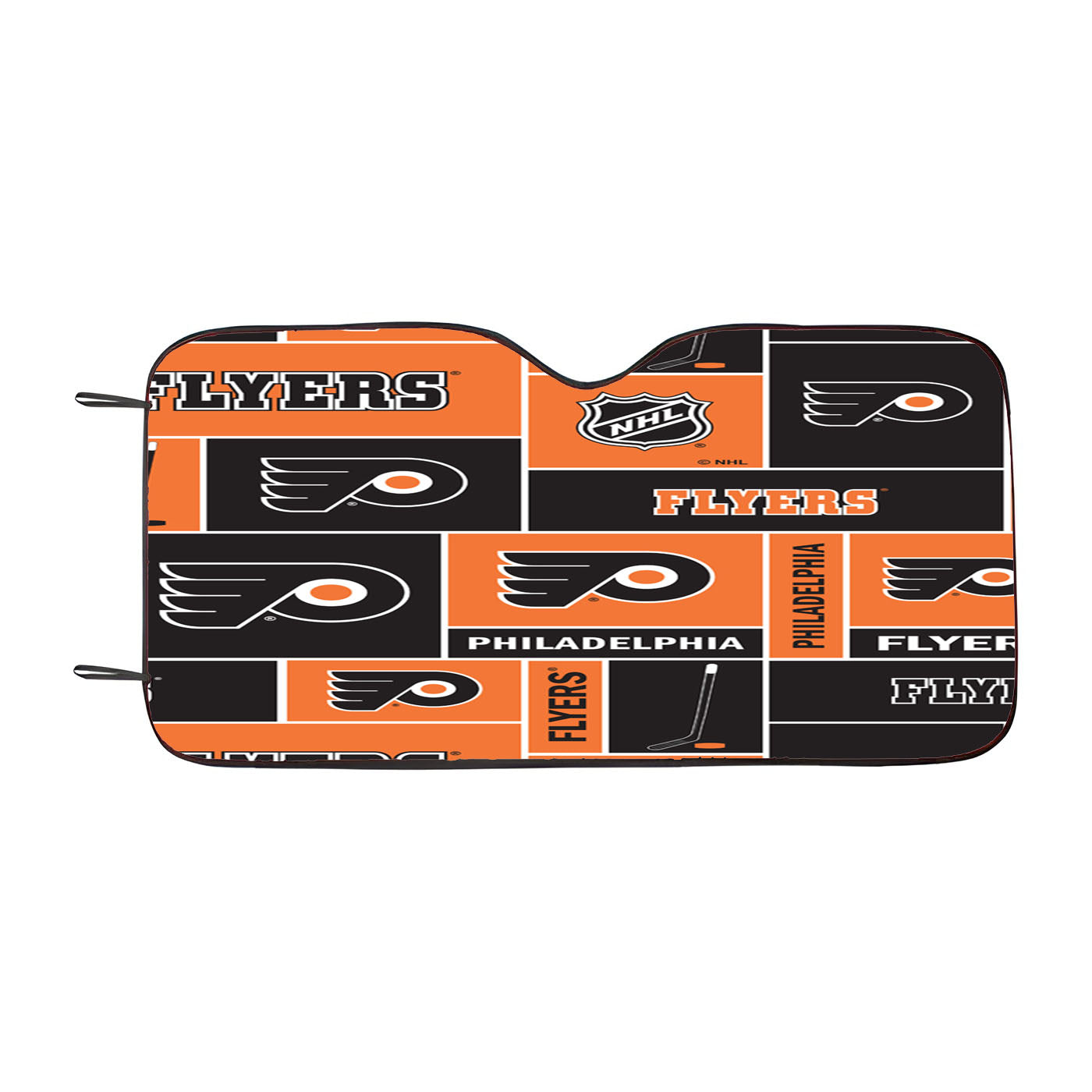 Philadelphia Flyers Nhl Pattern Logo Car Auto Sun Shade Windshield Cover