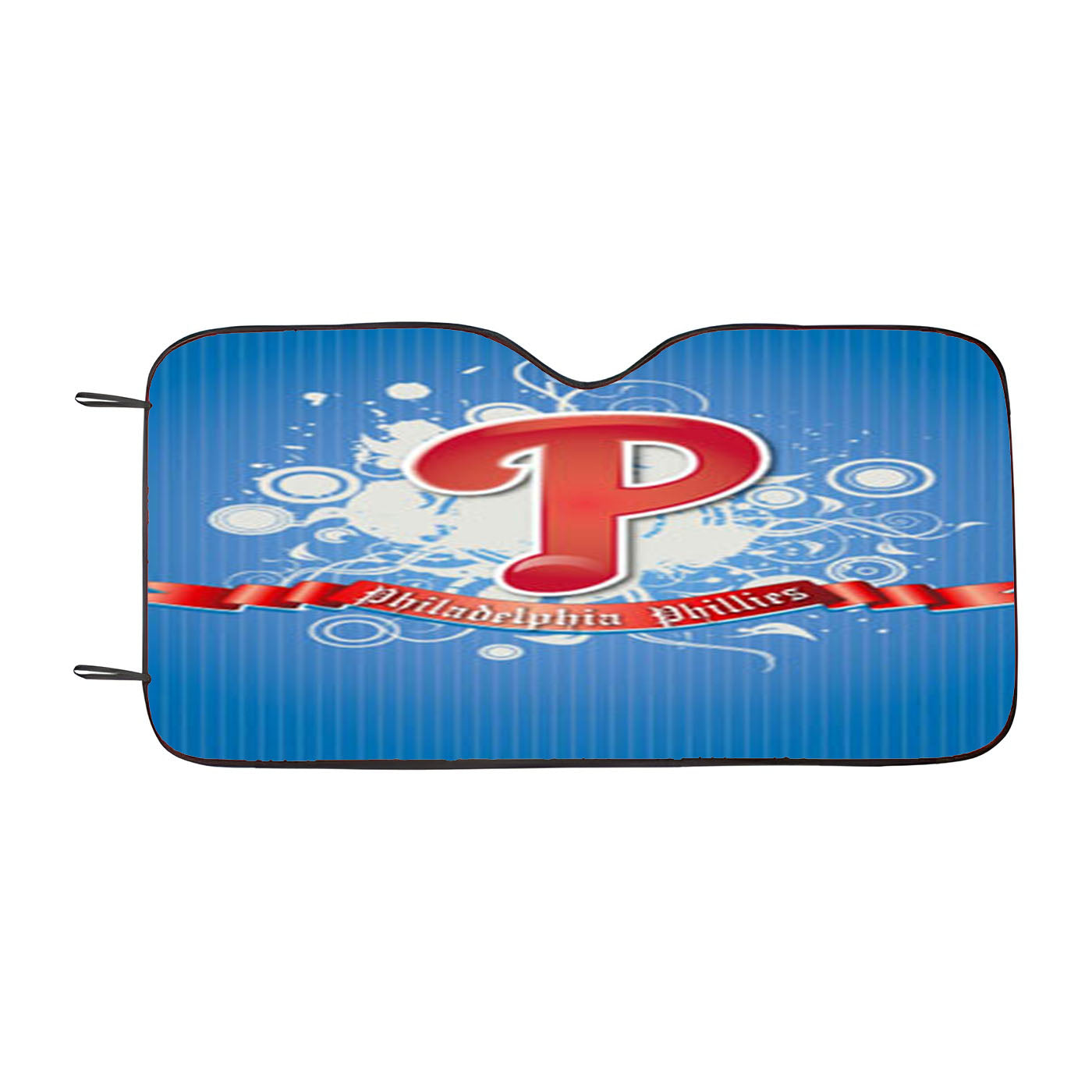 Philadelphia Phillies Blue Car Auto Sun Shade Windshield Cover