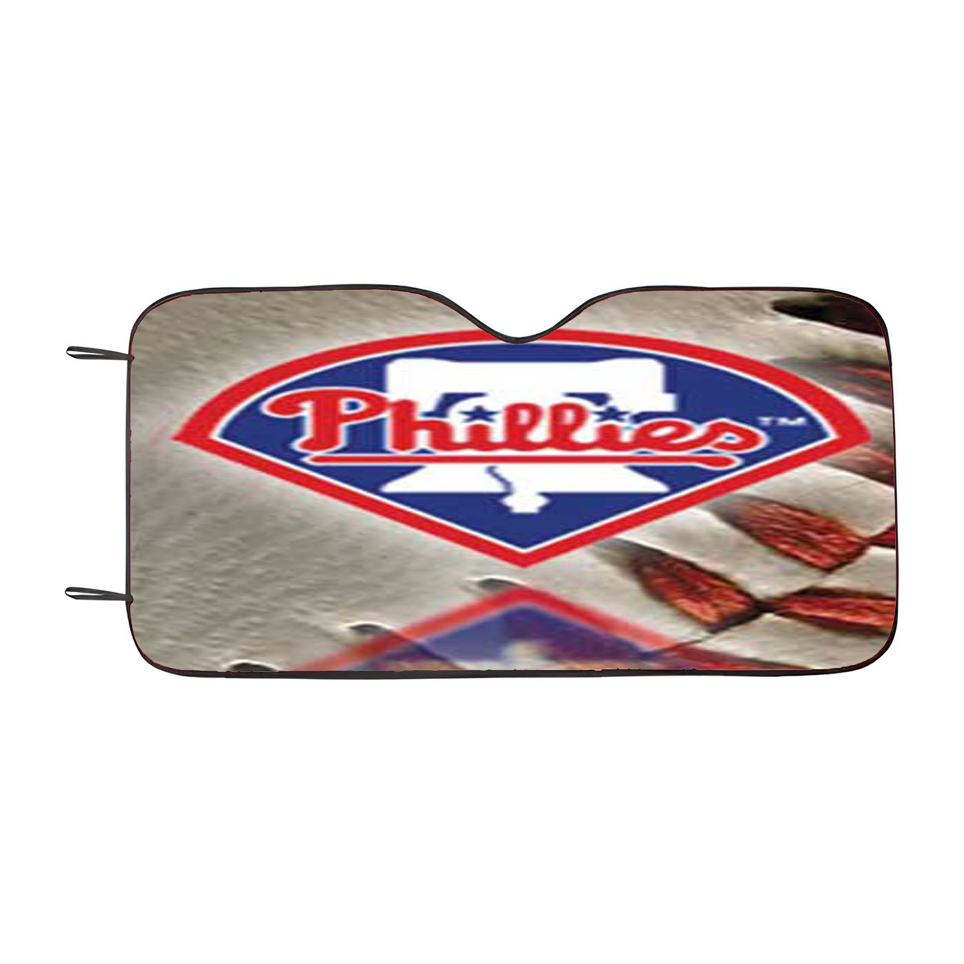 Phillies Logo Reflect On Ball Car Auto Sun Shade Windshield Cover