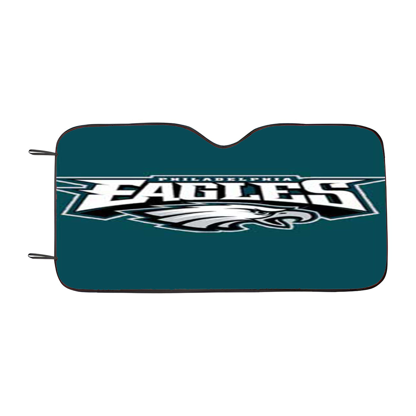Philly Eagles Logo On Green Car Auto Sun Shade Windshield Cover