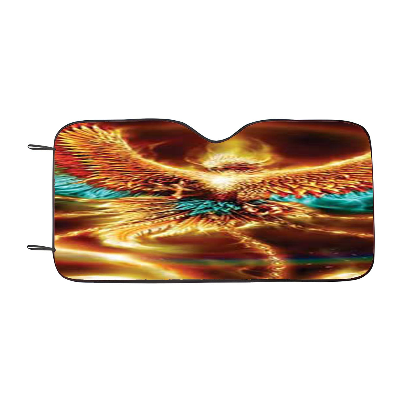 Phoenix Fire Car Auto Sun Shade Windshield Cover