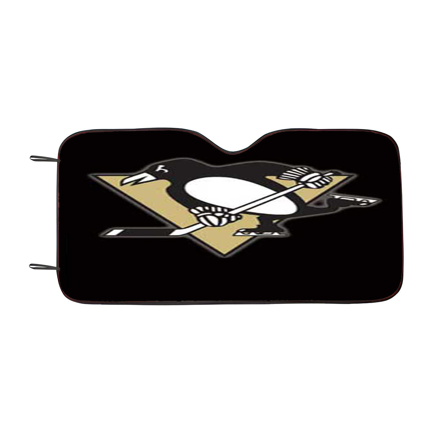 Pittsburgh Penguins Logo Basic Car Auto Sun Shade Windshield Cover