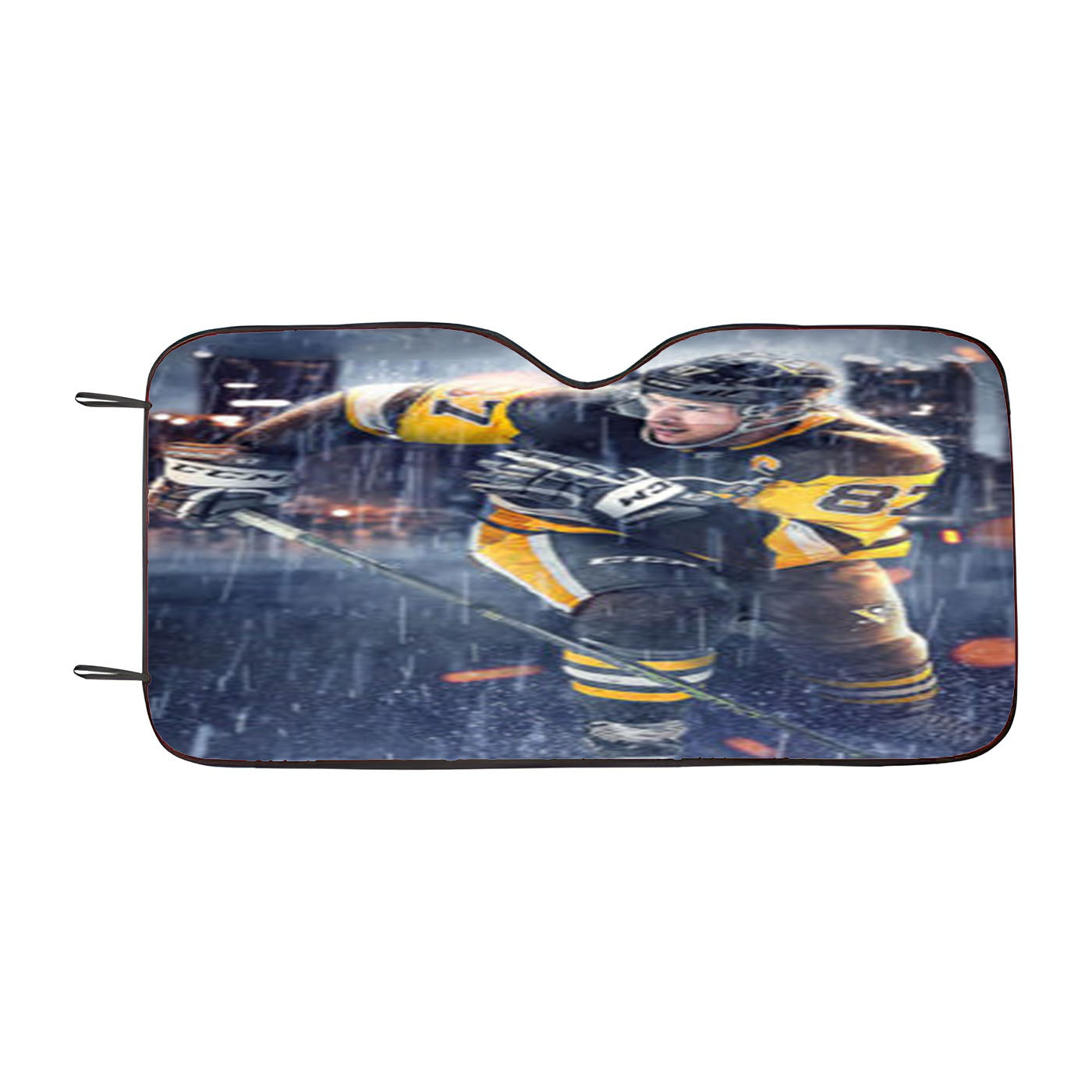 Pittsburgh Penguins Sidney Crosby Car Auto Sun Shade Windshield Cover