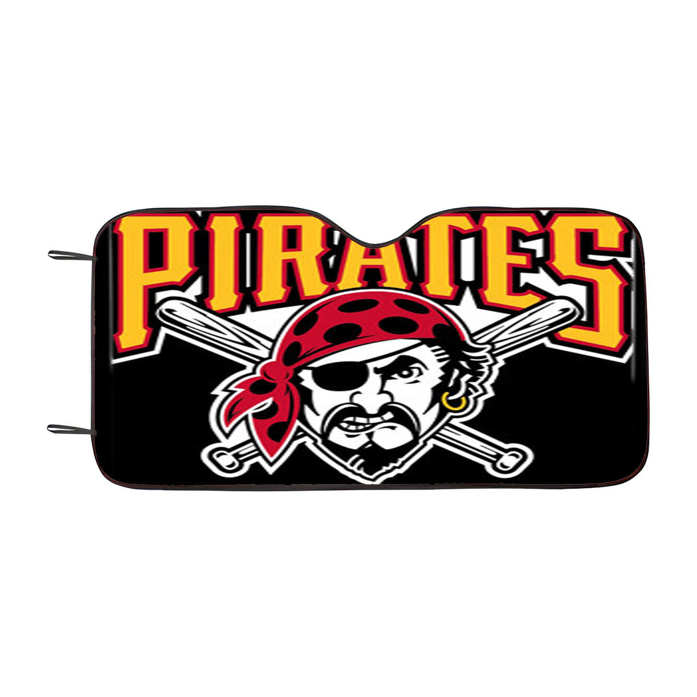 Pittsburgh Pirates Black Background Car Auto Sun Shade Windshield Cover
