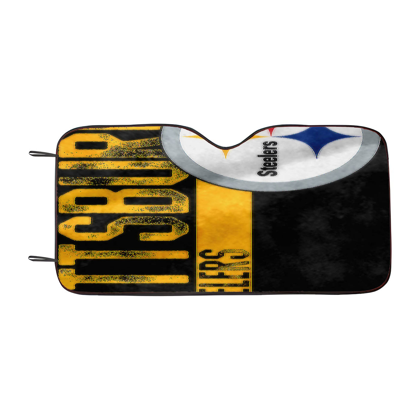 Pittsburgh Steeler Number Plate Car Auto Sun Shade Windshield Cover