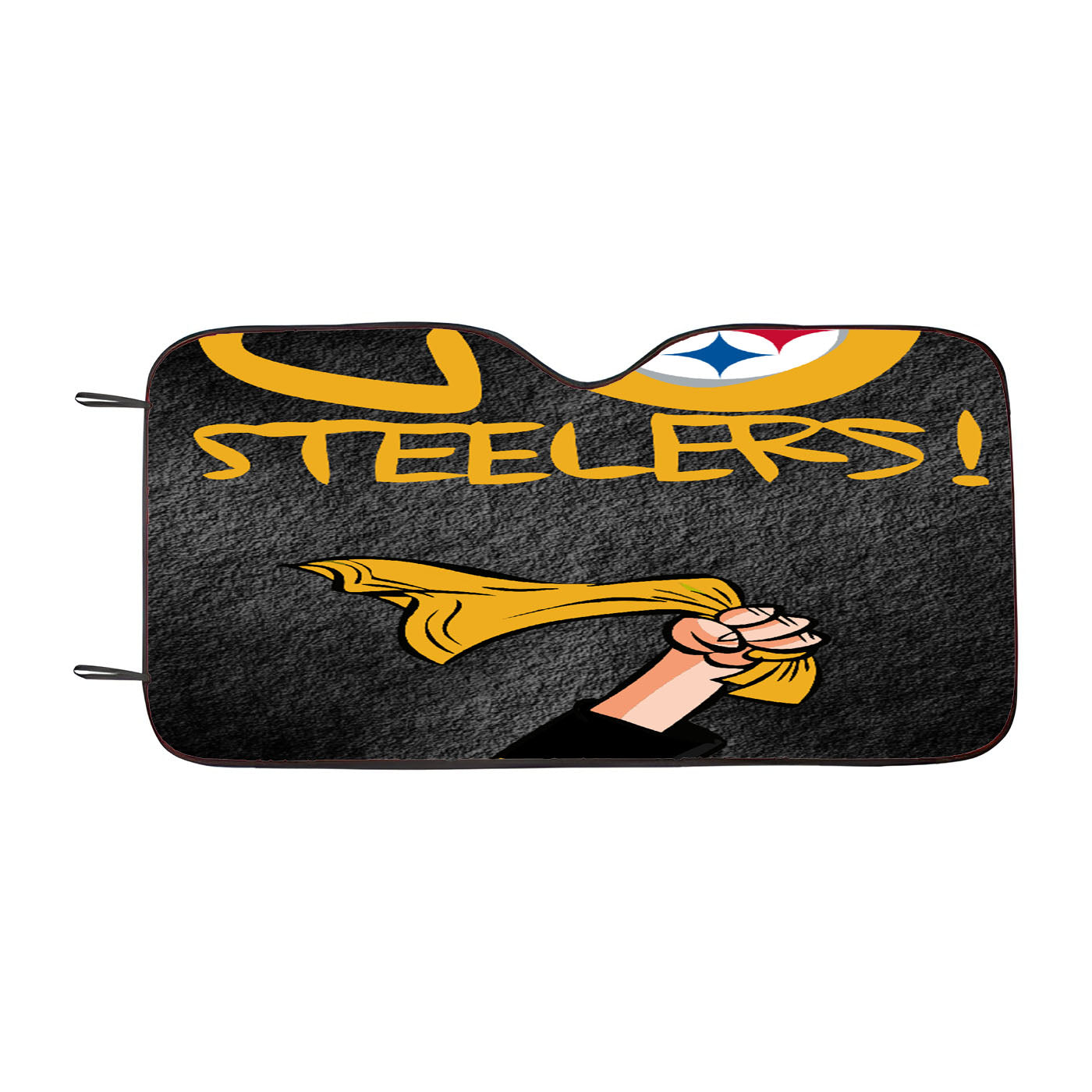 Pittsburgh Steelers Go Steelers Car Auto Sun Shade Windshield Cover