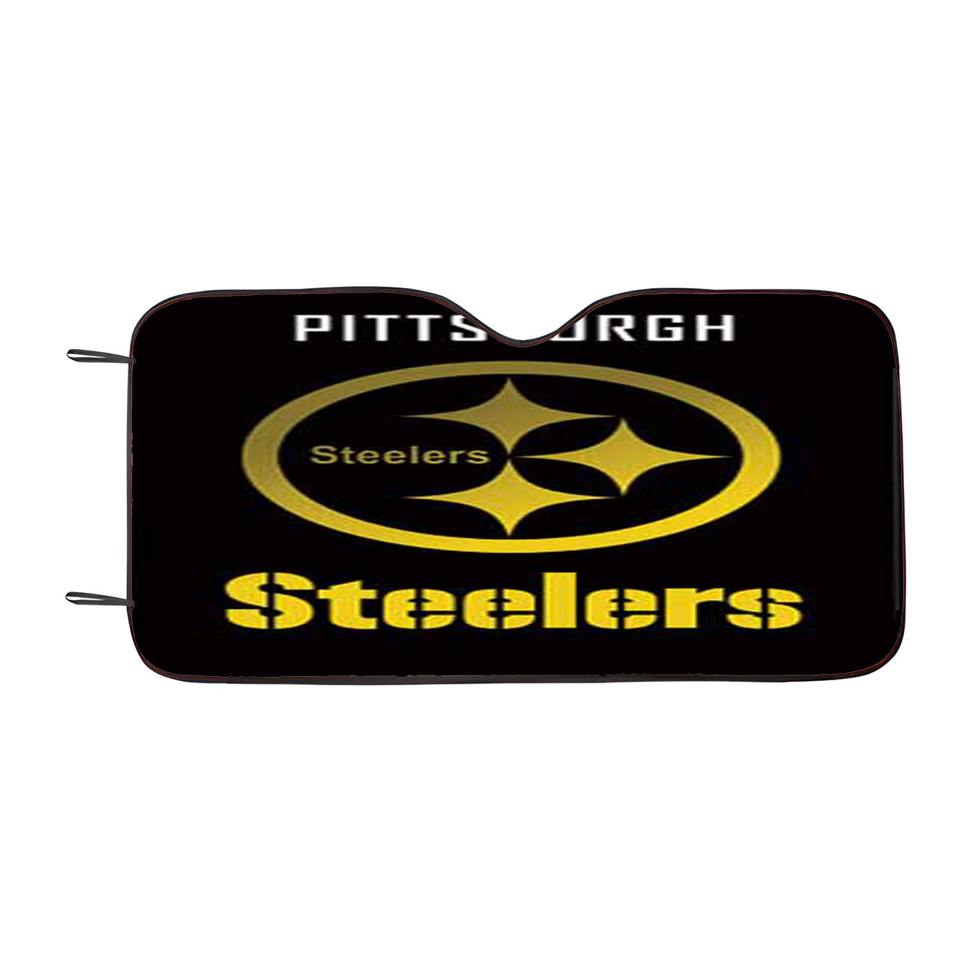 Pittsburgh Steelers Gold Fade Car Auto Sun Shade Windshield Cover