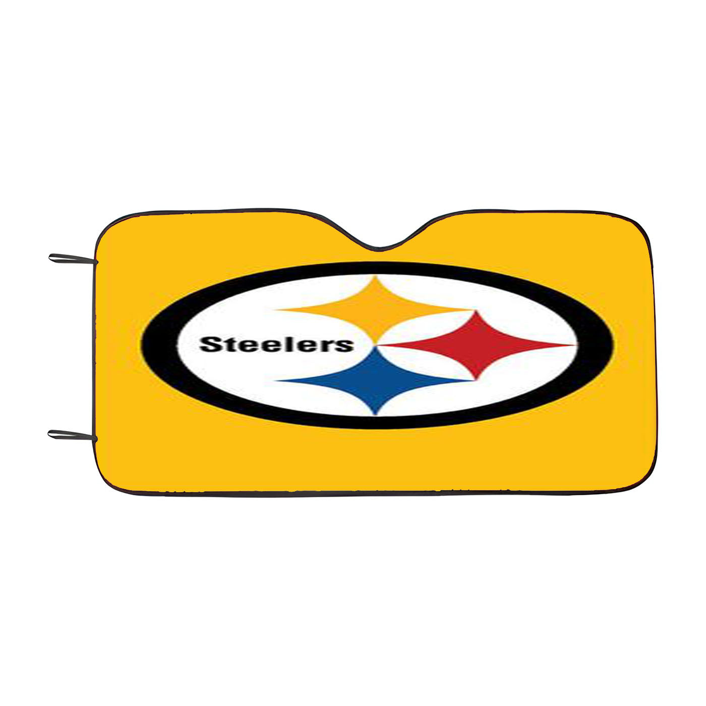 Pittsburgh Steelers Yellow Logo Car Auto Sun Shade Windshield Cover