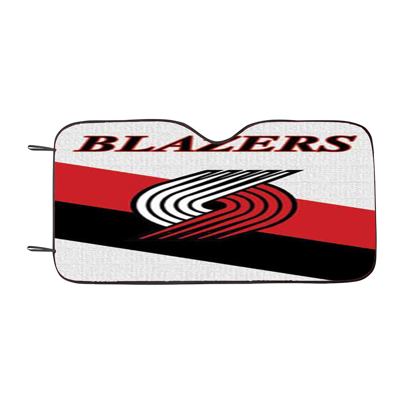 Portland Blazers Logo Stripe Car Auto Sun Shade Windshield Cover