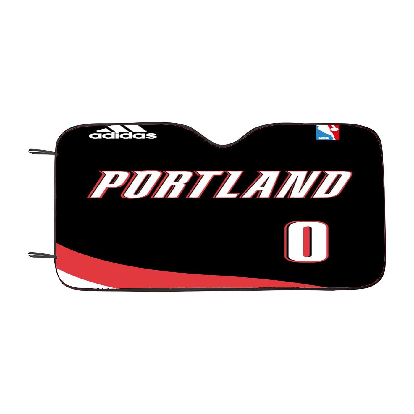 Portland Nba Number Zero Jersey Wallpaper Car Auto Sun Shade Windshield Cover