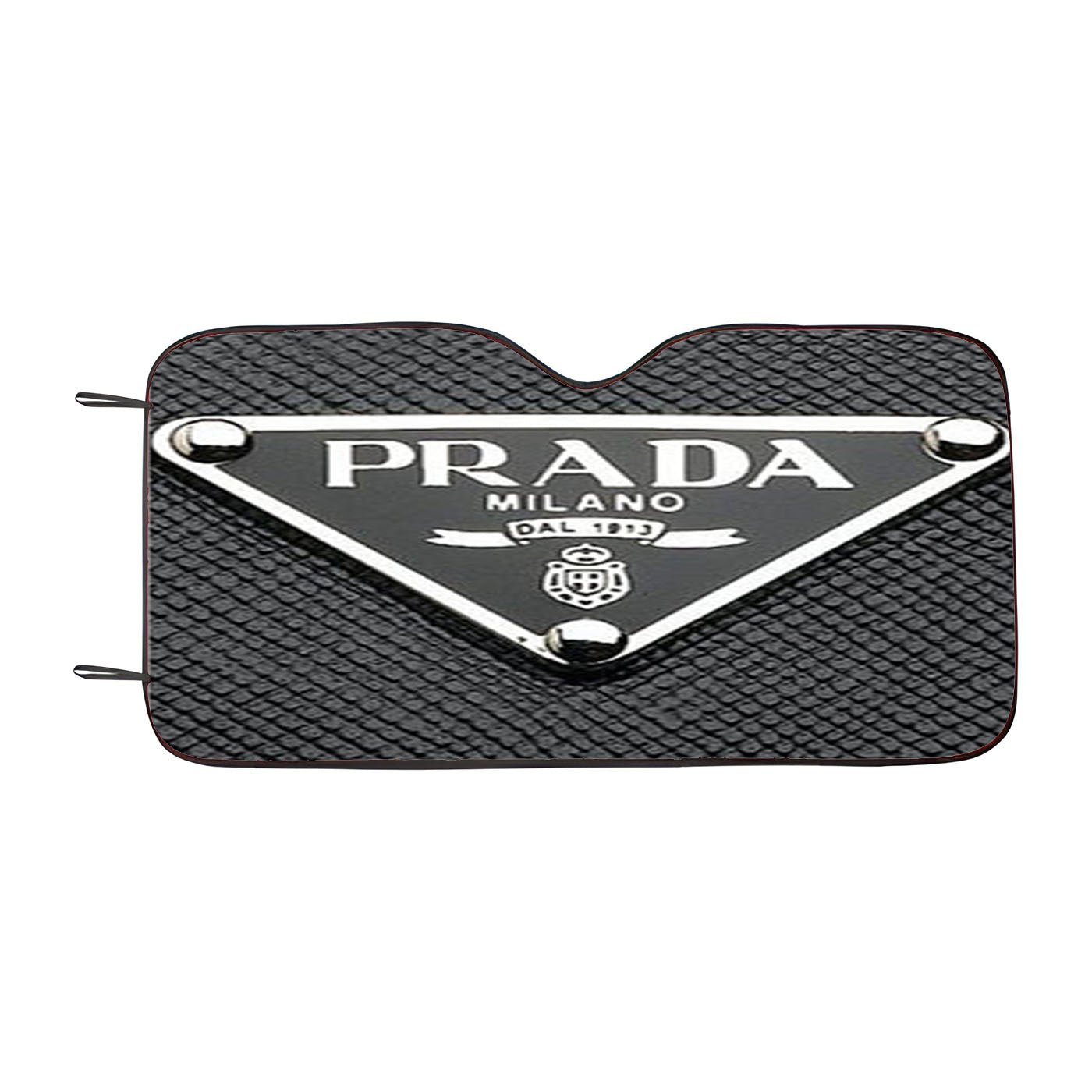 Prada Milano Leather Car Auto Sun Shade Windshield Cover
